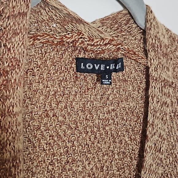 NWOT Love Ellie Long Textured Open Front Cardigan Lightweight with Pockets Sz S - Picture 5 of 10